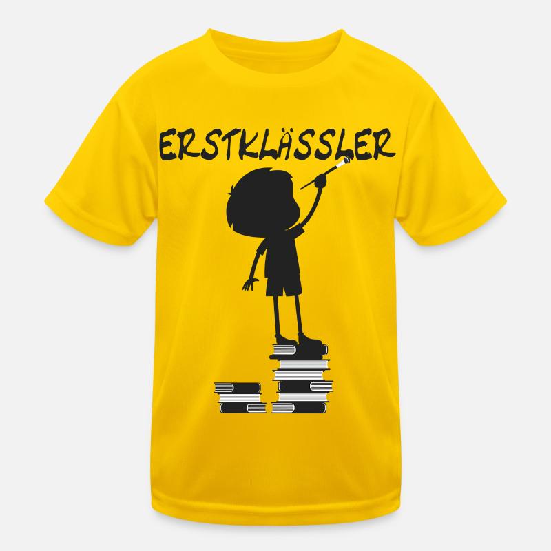 Erstklässler Einschulung Schule Schuljunge Kinder Funktions-T-Shirt