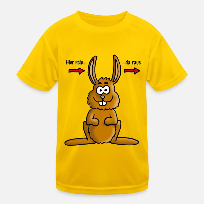hase_02_e T-shirt sport Enfant