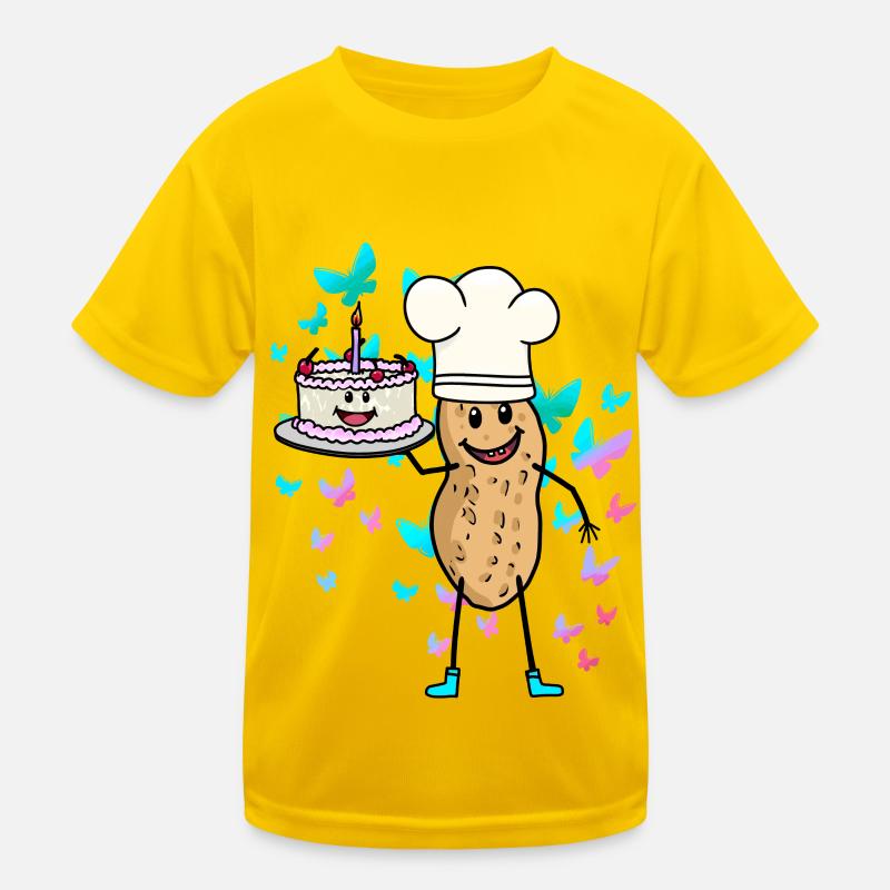 Baker Peanut Birthday Chef pâtissier T-shirt sport Enfant
