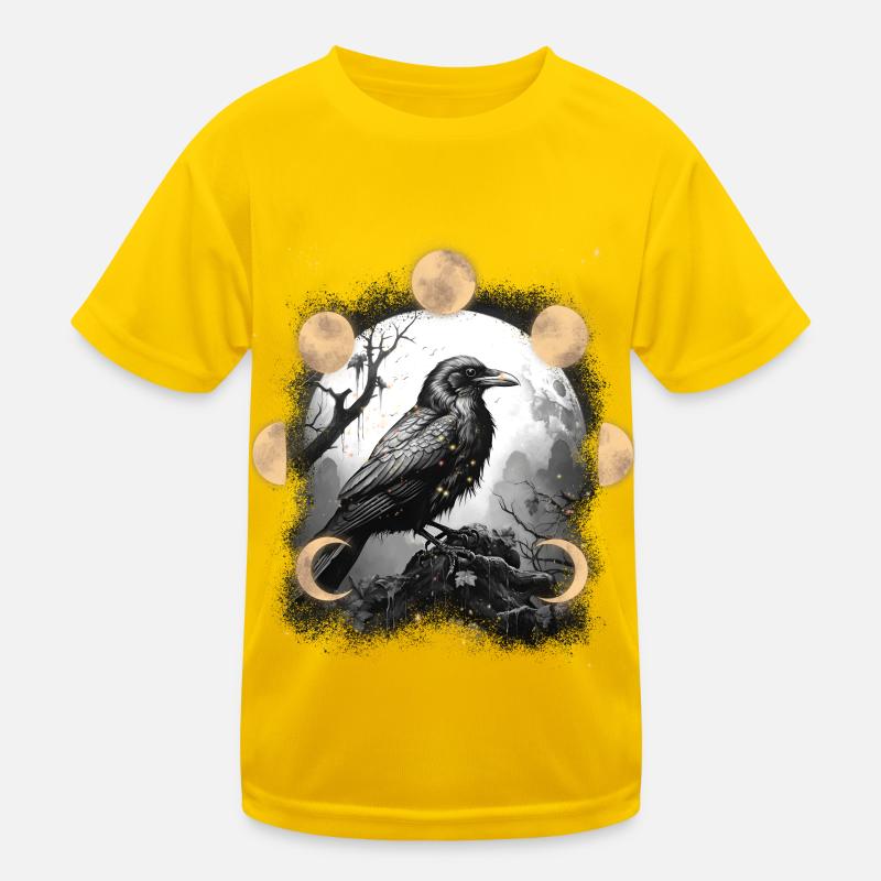 Raven Raven Crow Crow Kids Functional T-Shirt