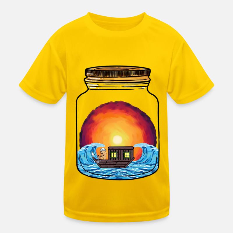 drôle cacahuète marin bateau bateau navigation maritime T-shirt sport Enfant