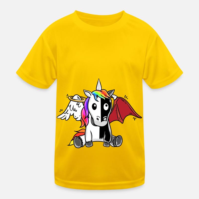 Unicorn, Unicorns, Devils, Angels, Mythical Creatures Kids Functional T-Shirt