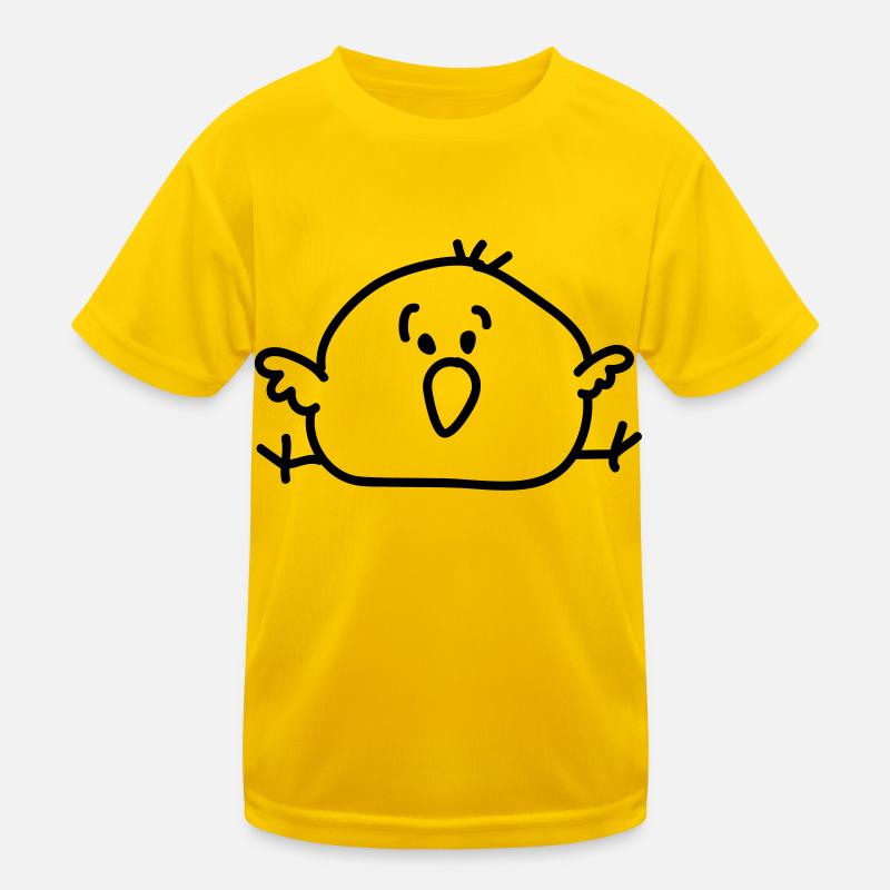 dickes Vögelchen - line Kinder Funktions-T-Shirt