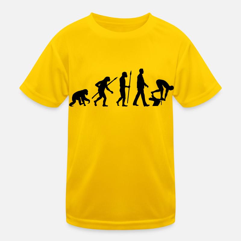 evolution_schwimmer_102012_a_1c Kinder Funktions-T-Shirt