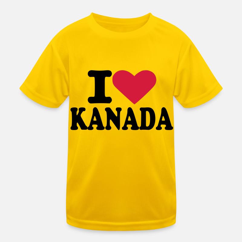 Kanada Kinder Funktions-T-Shirt