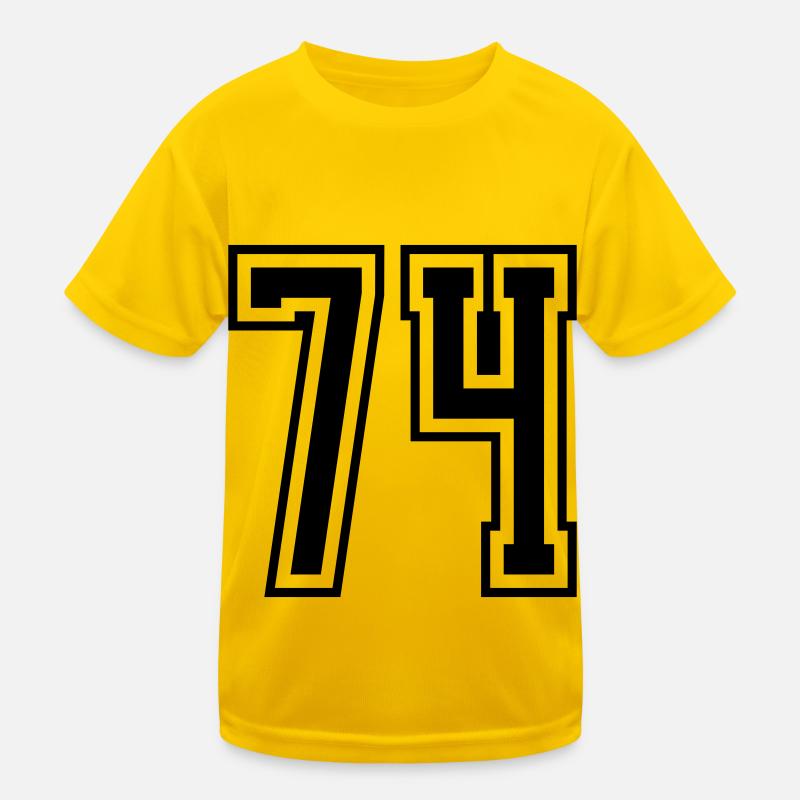 74 digit number Kids Functional T-Shirt