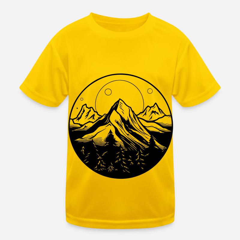 Mountains as a symbol Kids Functional T-Shirt