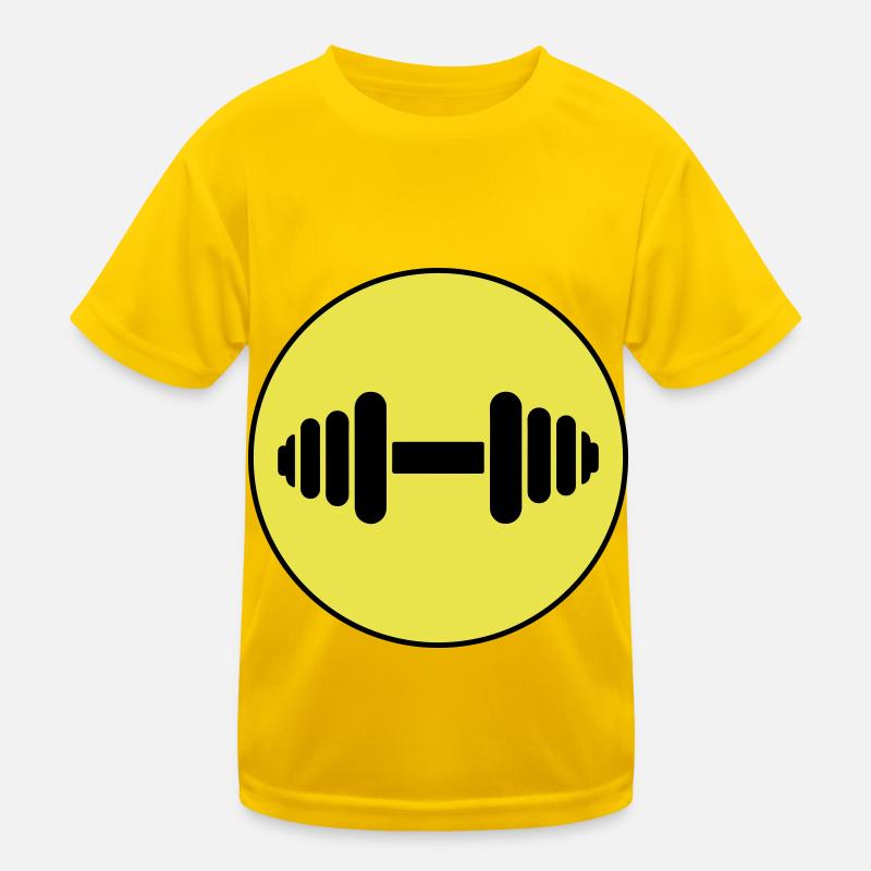 Dumbbell weights icon Kids Functional T-Shirt