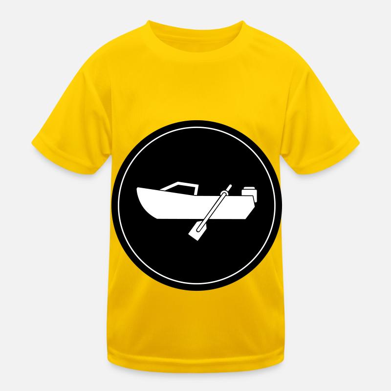 boot Symbol Kreis Kinder Funktions-T-Shirt
