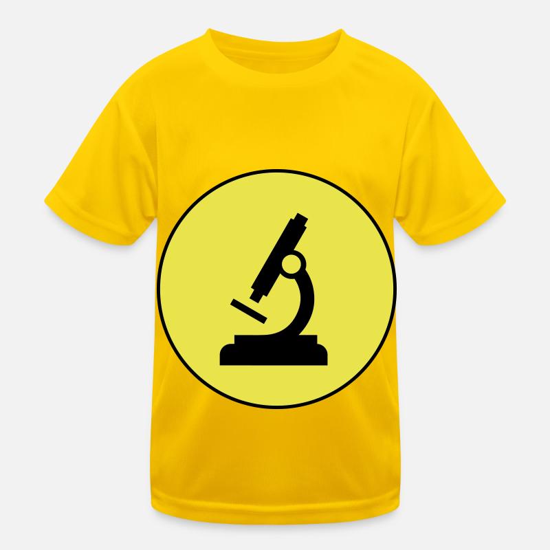Microscope Icon Icon Kids Functional T-Shirt