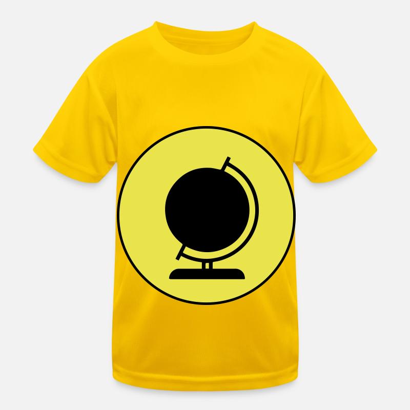 Globe icon icon Kids Functional T-Shirt