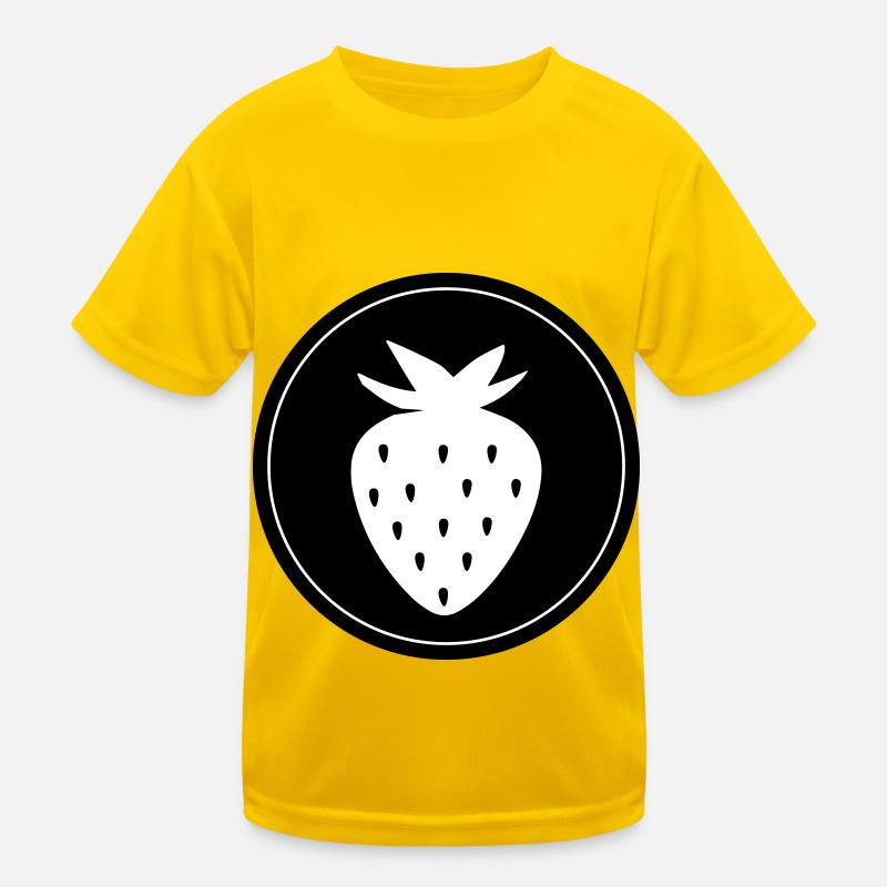 Frucht Erdbeere Kinder Funktions-T-Shirt