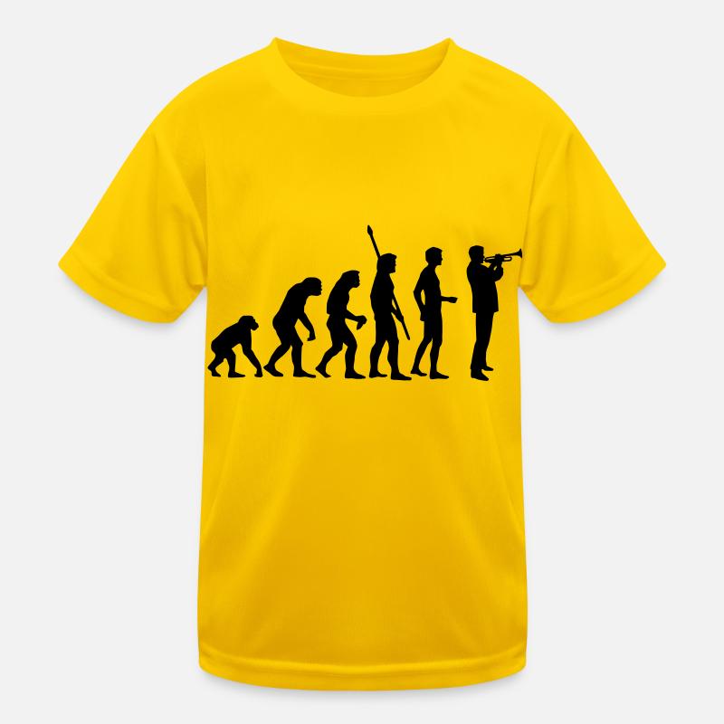 evolution_trompeter Kinder Funktions-T-Shirt