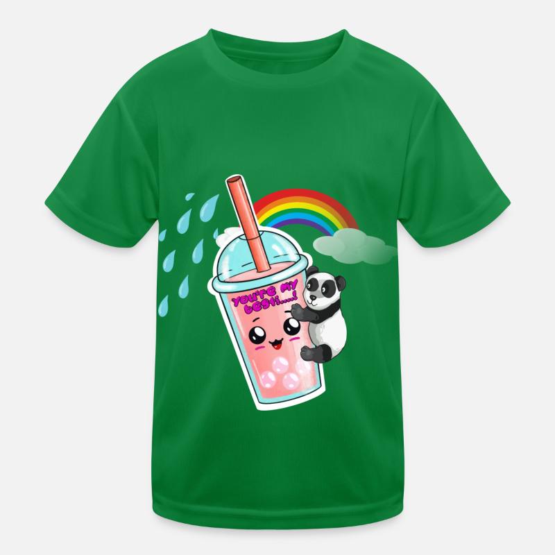 Bubble tea will ein Panda. Bubble tea Box Kinder Funktions-T-Shirt