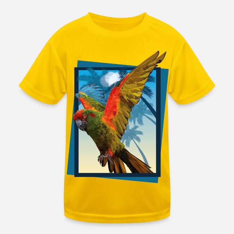Rotfront-Ara Kinder Funktions-T-Shirt