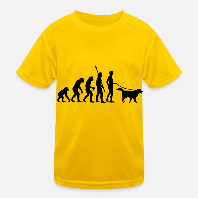 evolution_dog Kids Functional T-Shirt