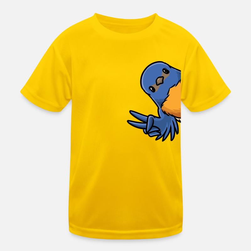 Hut Singer Bird Kids Functional T-Shirt