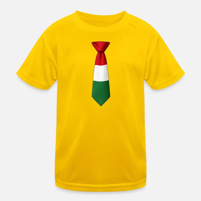 Drapeau hongrois à cravate T-shirt sport Enfant