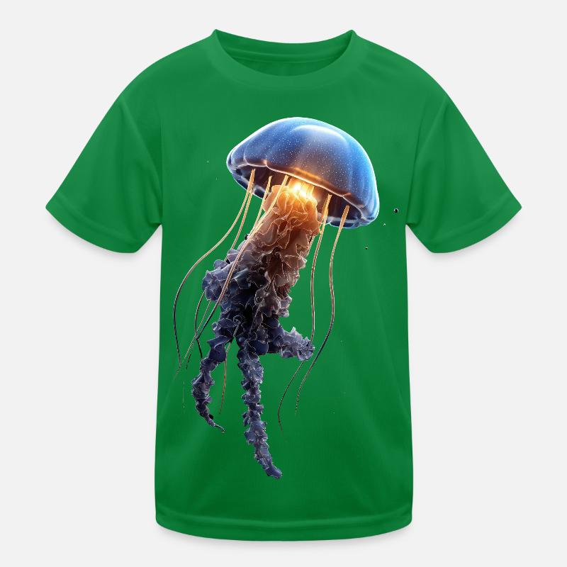 Méduse Méduse de feu Méduse Méduse mignonne T-shirt sport Enfant