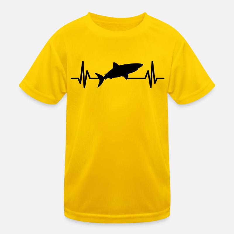 Battement de cœur de requin Aileron de requin T-shirt sport Enfant