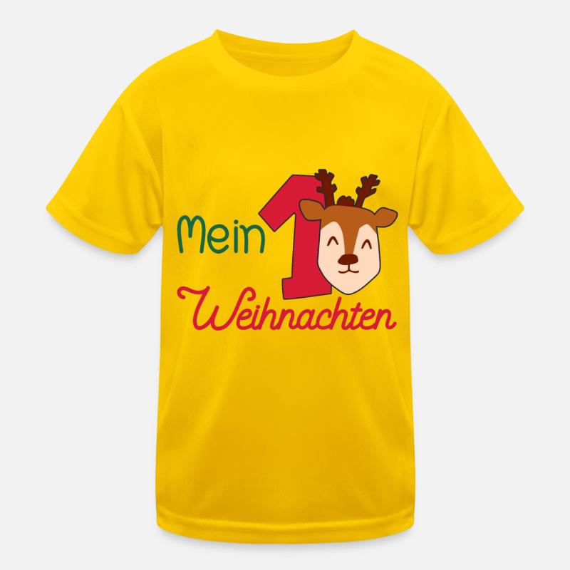 Mon premier bébé de Noël 1. Noël T-shirt sport Enfant