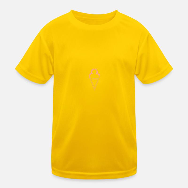 Neon Ice Cream Kinder Funktions-T-Shirt