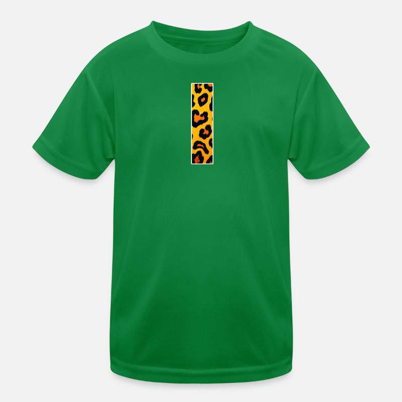 Leopardenglanz Muster Kinder Funktions-T-Shirt