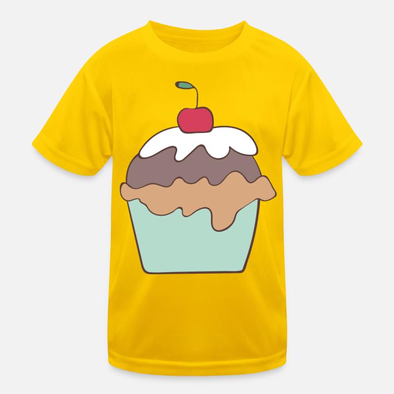 Cupcake Kinder Funktions-T-Shirt