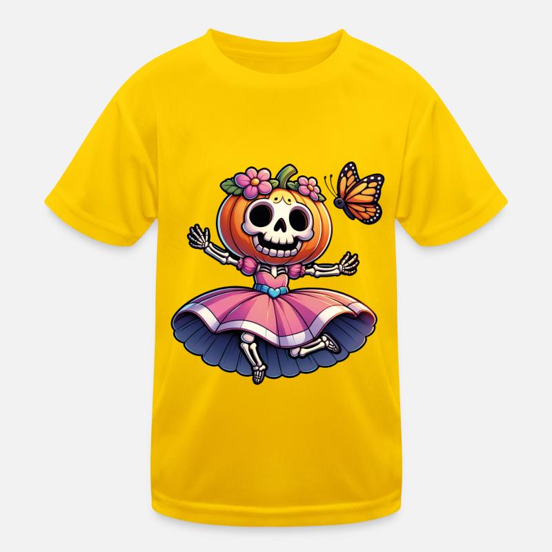 Funny Halloween Princess Kids Functional T-Shirt