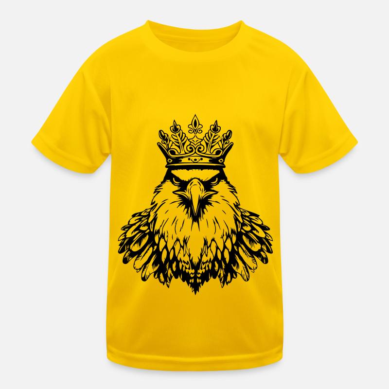 Eagle Crown King Kids Functional T-Shirt