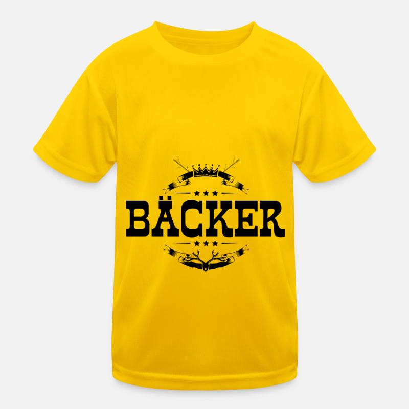 Bäcker Beruf Kinder Funktions-T-Shirt