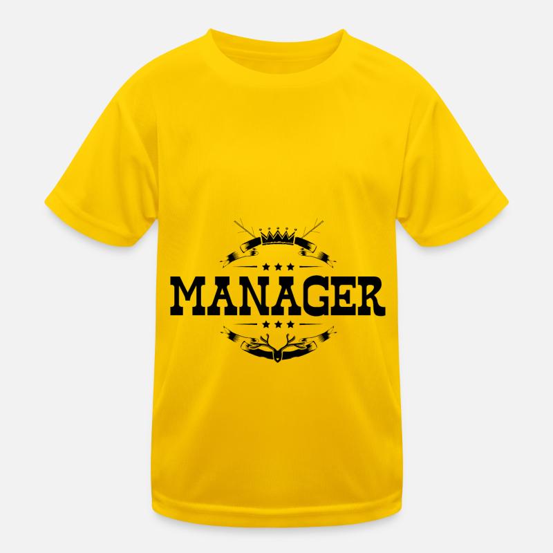Manager Beruf Kinder Funktions-T-Shirt