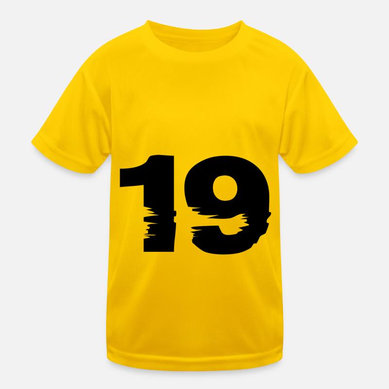 19 Numéro T-shirt sport Enfant