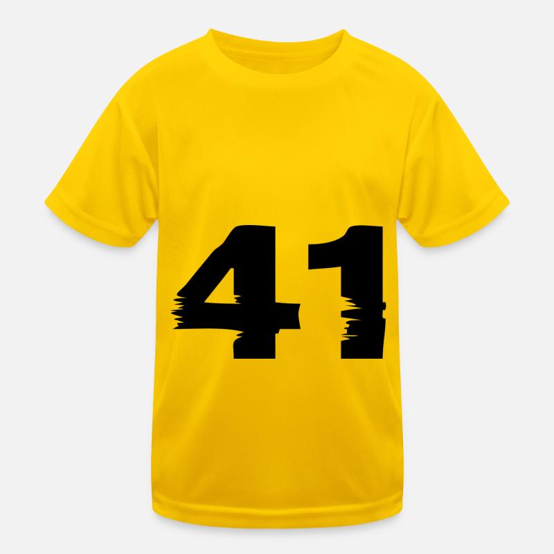 41 Number Kids Functional T-Shirt