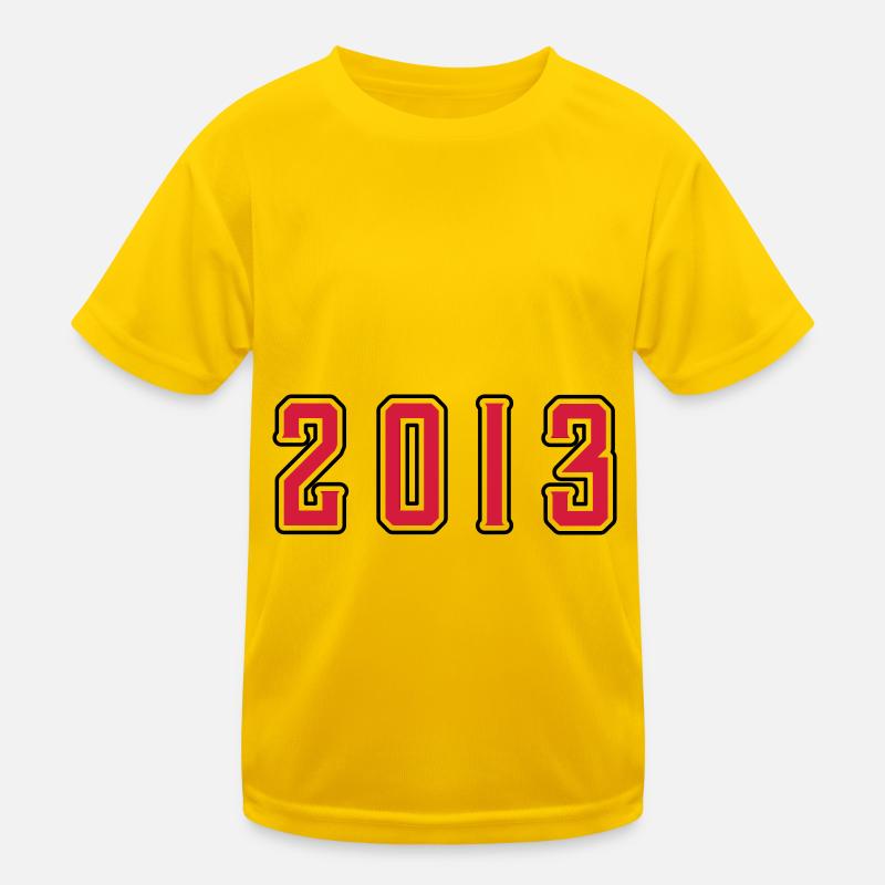 2013 year birthday Kids Functional T-Shirt