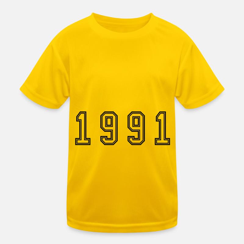 Numéro de l’année 1991 T-shirt sport Enfant