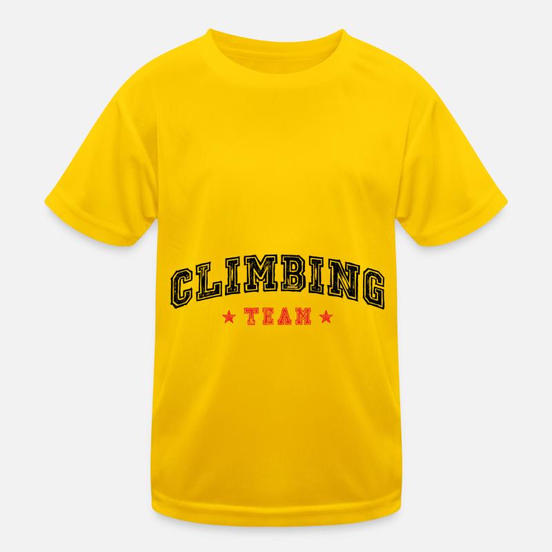 Équipe d’escalade T-shirt sport Enfant