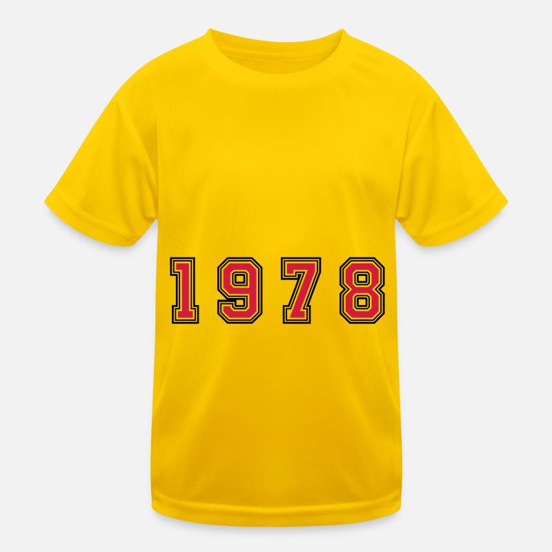Numéro de l’année 1978 T-shirt sport Enfant