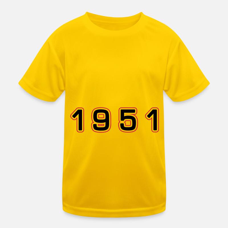 Numéro de l’année 1951 T-shirt sport Enfant