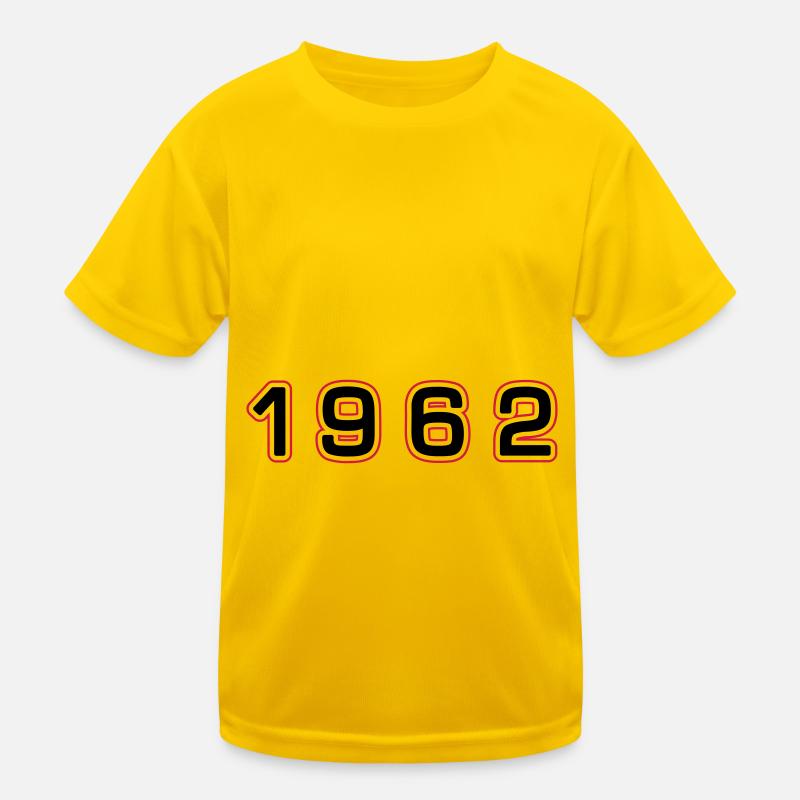 1962 Year Number Kids Functional T-Shirt