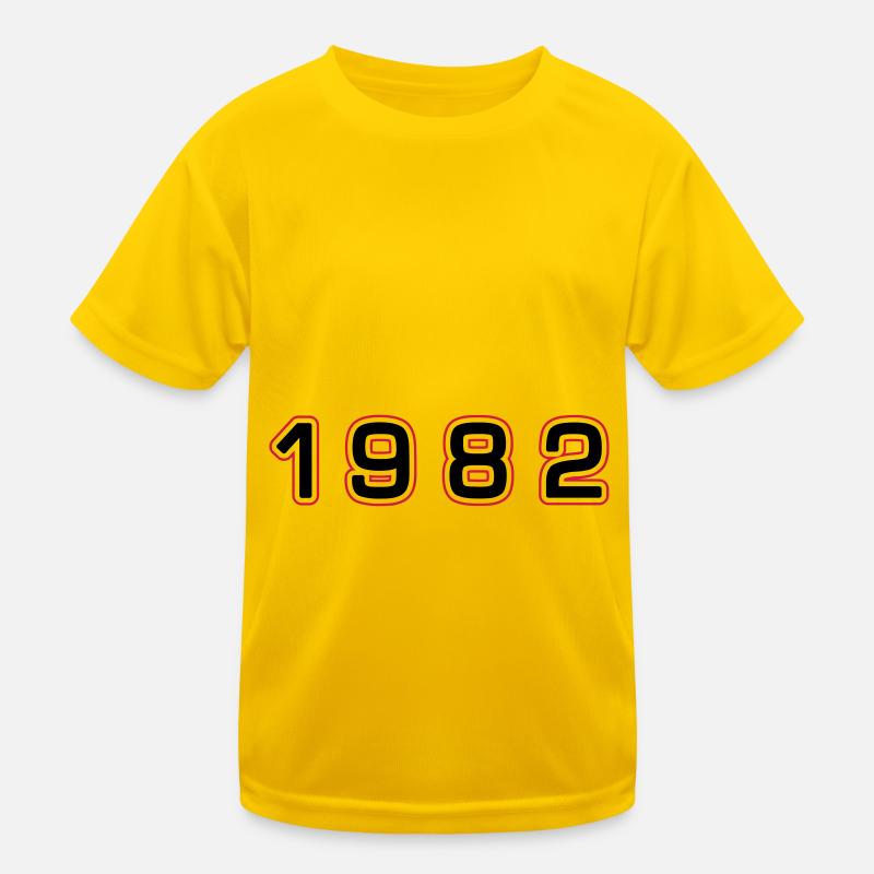 1982 Year Number Kids Functional T-Shirt