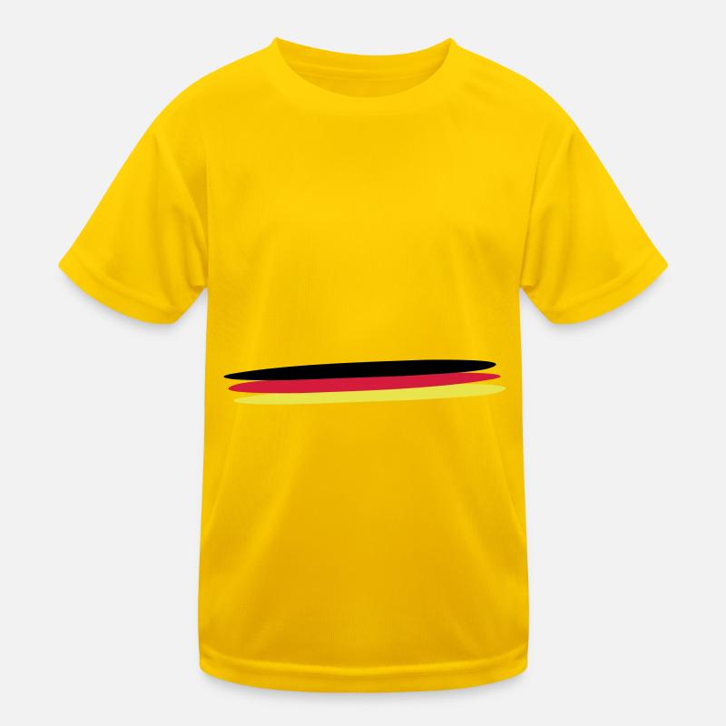 Germany Flag Kids Functional T-Shirt
