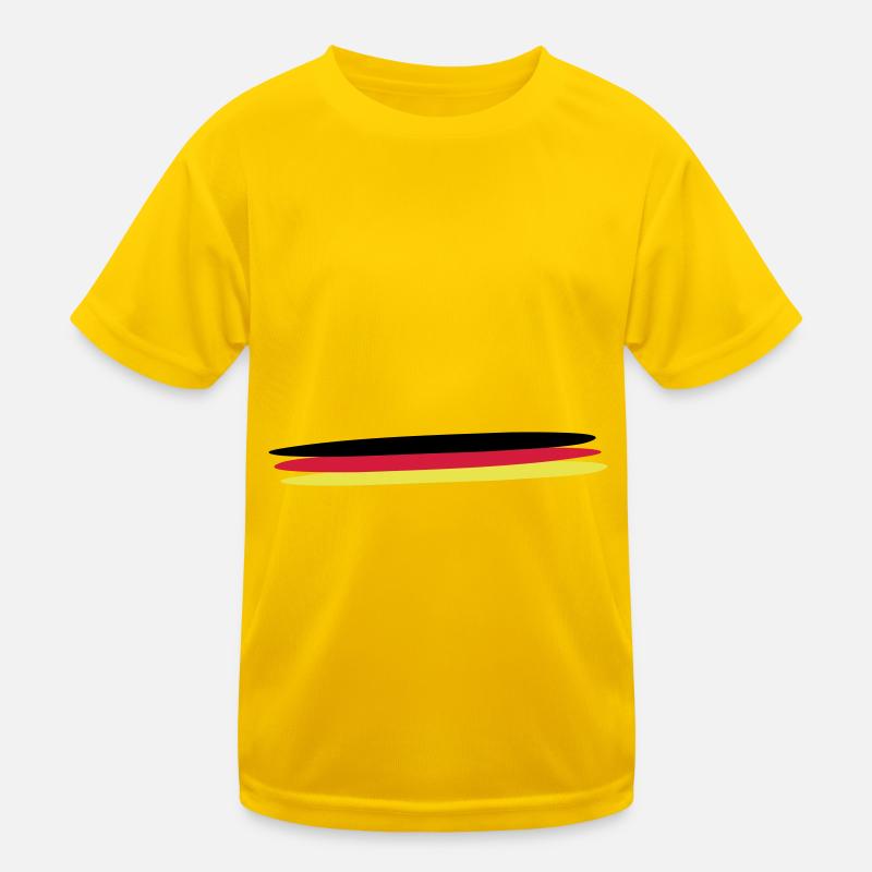 Germany Flag Kids Functional T-Shirt