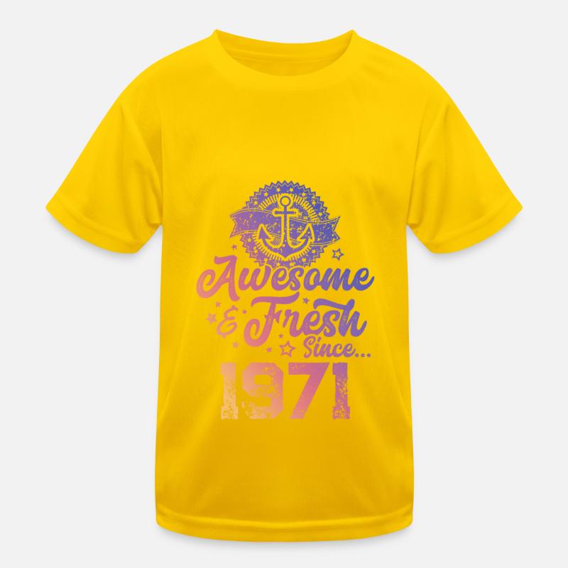 1971 awesome fresh Kids Functional T-Shirt