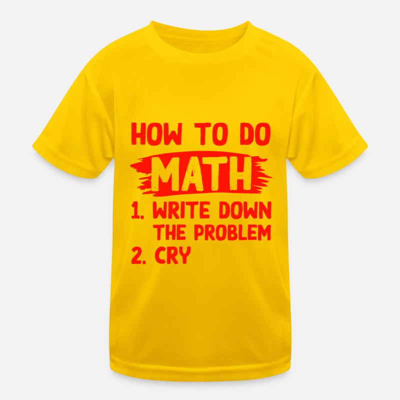 mathematics problem Kids Functional T-Shirt