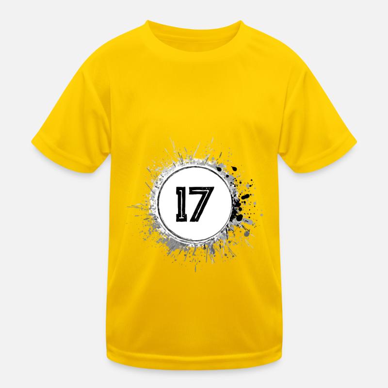 17 Nombre d’objets blob T-shirt sport Enfant