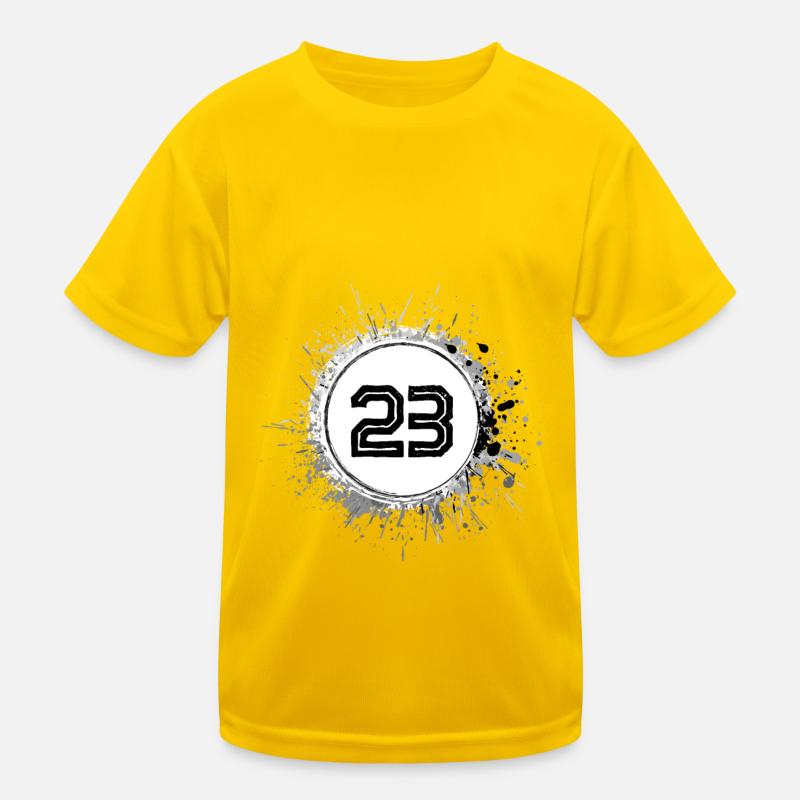 23 Nombre d’objets blob T-shirt sport Enfant