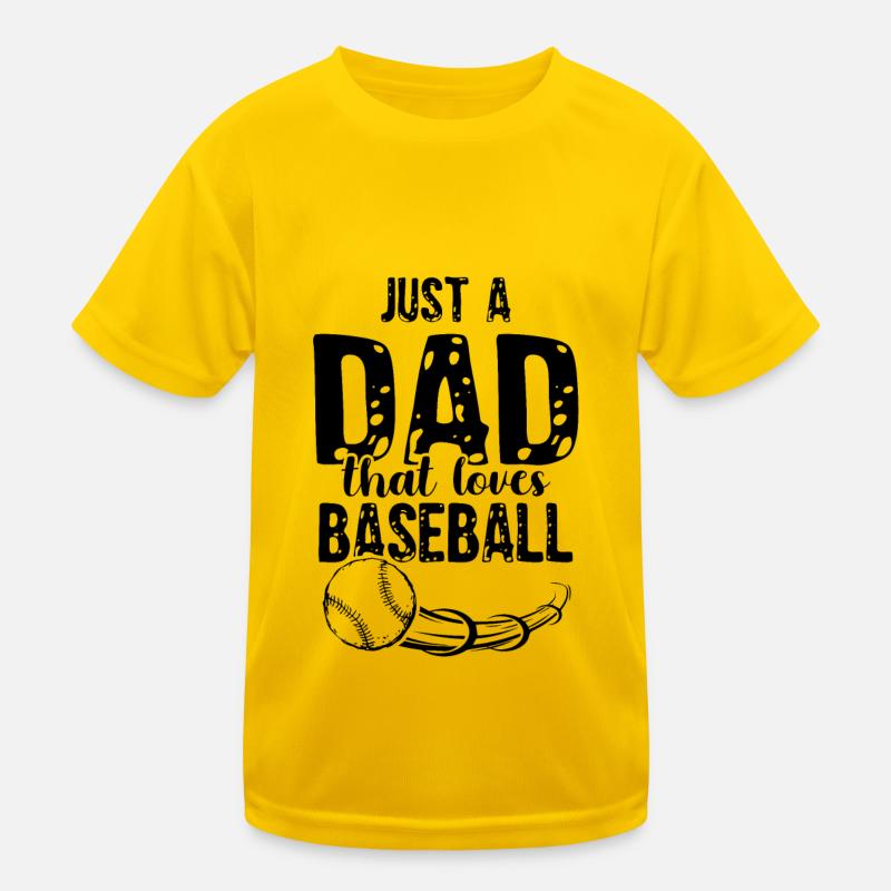 baseball dad Kinder Funktions-T-Shirt