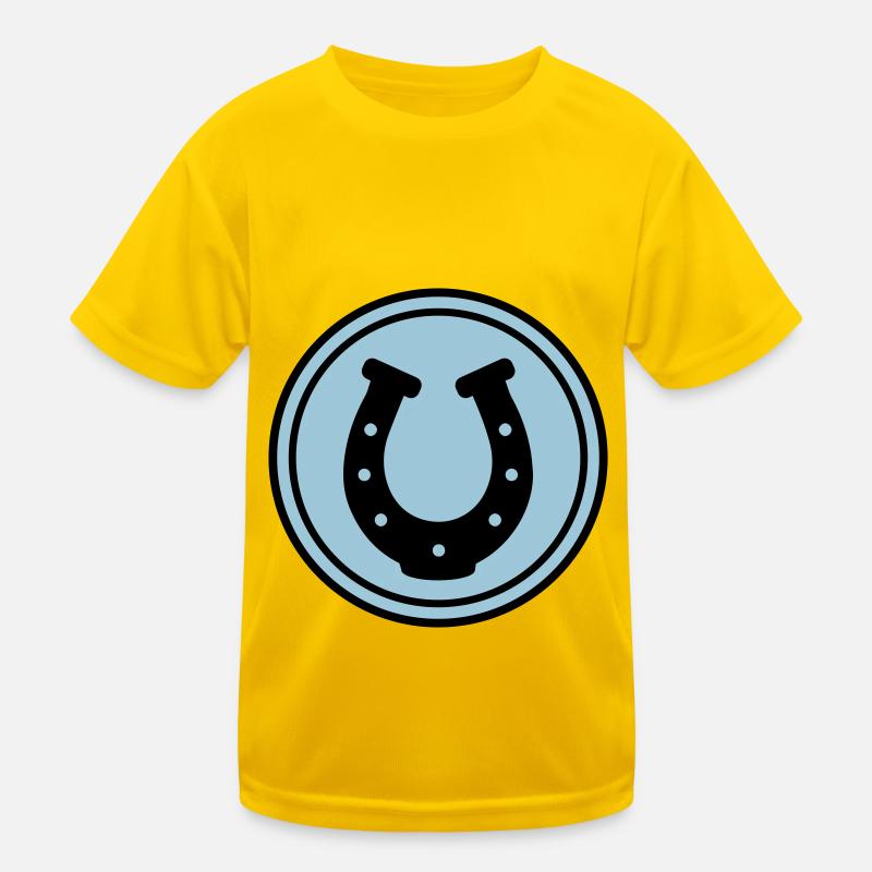 Horseshoe Icon Kids Functional T-Shirt