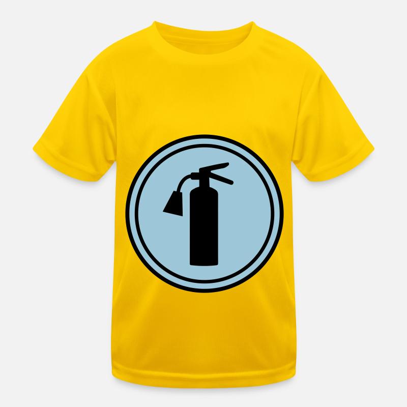 Fire extinguisher symbol Kids Functional T-Shirt